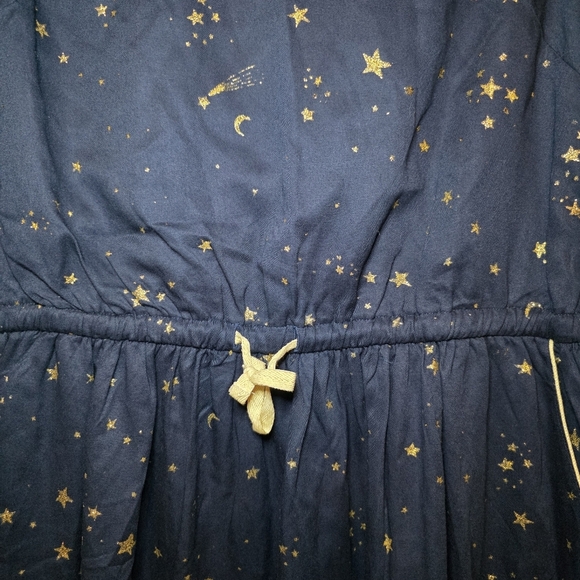Johnnie B Boden Girls Dress Blue Stars Long Sleeve Size 15-16Y - Picture 4 of 12